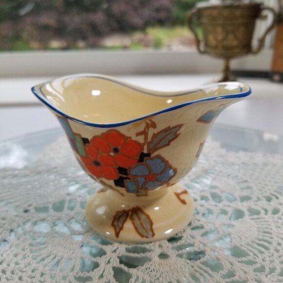 Royal Winton Sugar Bowl Dish Grimwades Stoke on Trent Floral Oval Dish Vintage - Picture 2 of 11